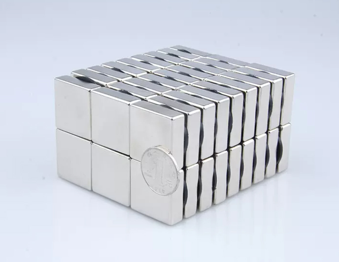 30x30x10mm方形钕磁铁实物样品