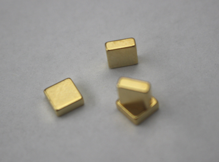 镀金方形钕铁硼磁铁