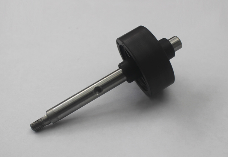 与轴一次成型的微电机转子磁铁