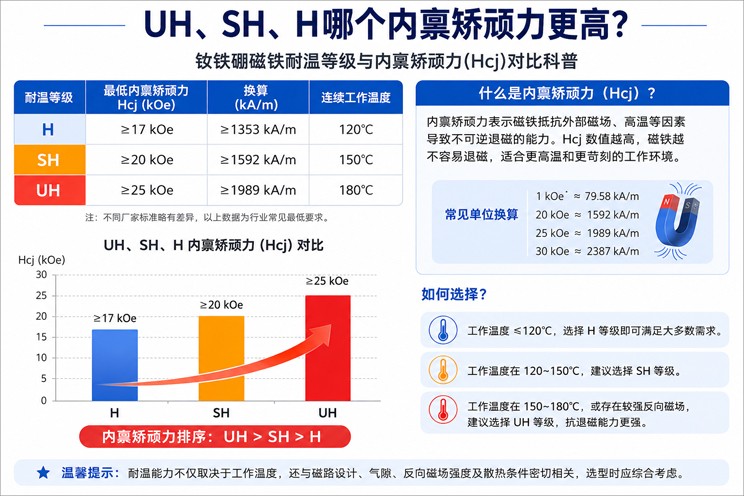 内禀矫顽力UH H N SH哪个高